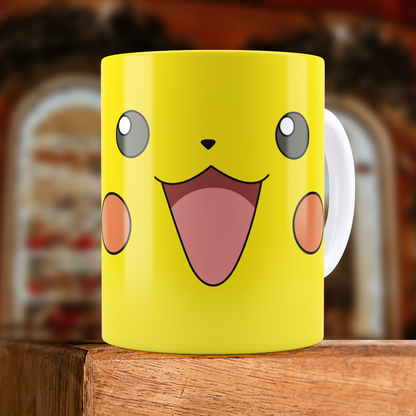 Printed Coffee/Milk Mugs, 325ml - Pokemon Pikachu Anime Coffee Mug