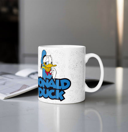 Printed Coffee/Milk Mugs, 325ml - Donald Duck Coffee Mug